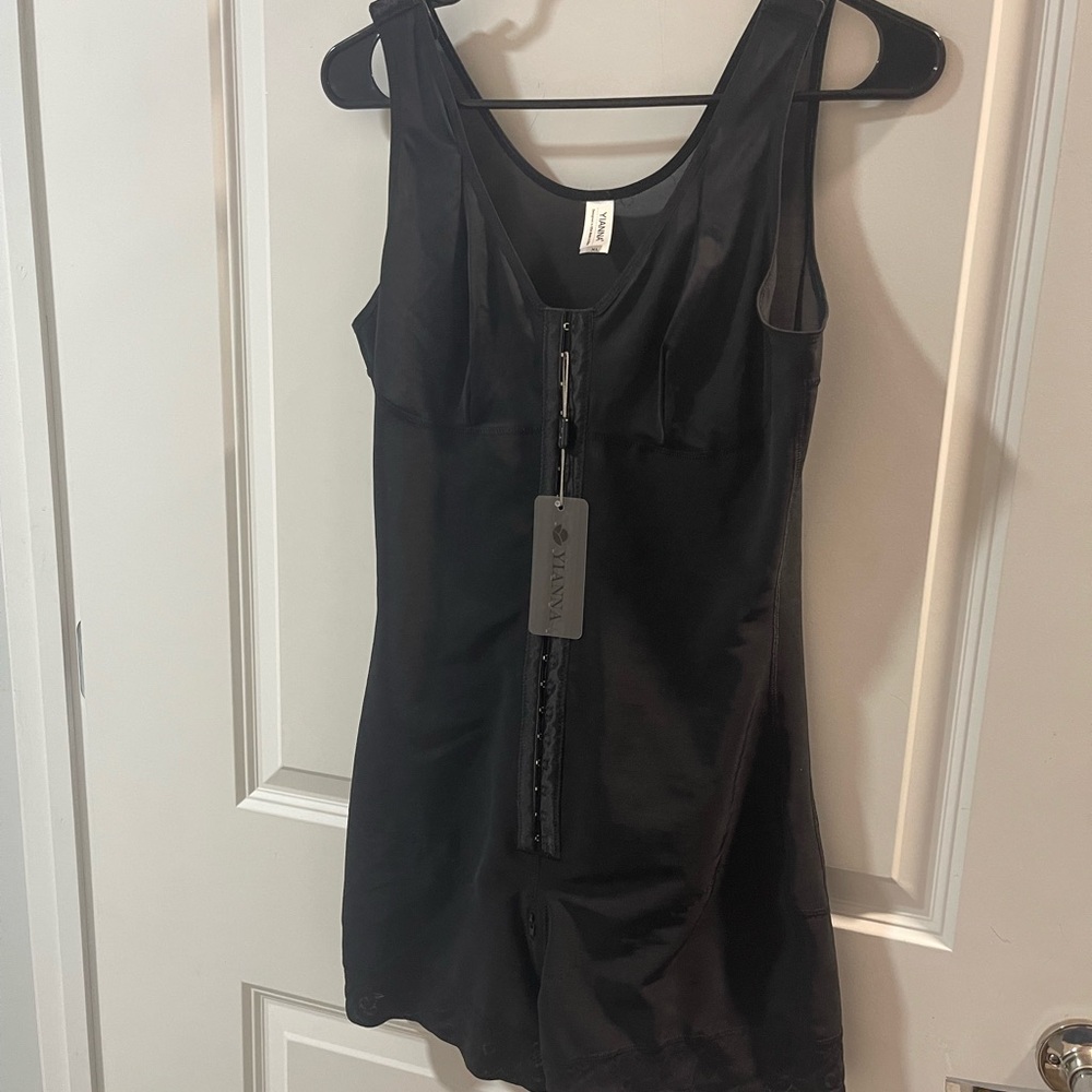 Black Shapewear Bodysuit Yianna Fajas Colombians Shapewear postpartum tummy